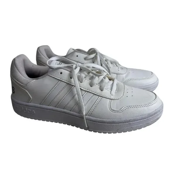 adidas | Shoes | Adidas Hoops 2 Womens Sneakers Cloud White Fy6024 Size 1  Basketball Shoes | Poshmark